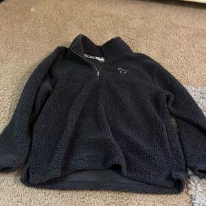 Dark grey half zip sweatshirt!